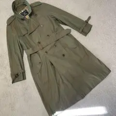 【レア美品】Burberrys カーキ 玉虫色トレンチコート　早い者勝ち