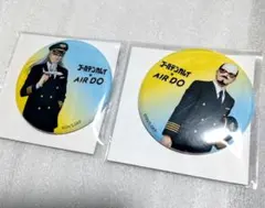 ゴールデンカムイ AIRDO エアドゥ コラボ缶バッジ 2点セット
