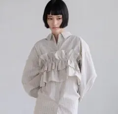 lawgy check stand collar blouson - メルカリ