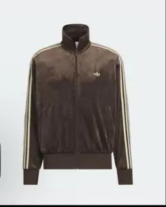 adidas ファイヤーバード ベロア トラックトップ ダークブラウン