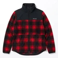 古着 Columbia フリースジャケット チェック柄 フルジップ