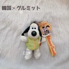 【ゴーグル】【緑ベスト】ウォレスとグルミット ぬいぐるみキーホルダー