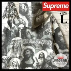 【最強‼︎キリスト&マリアデザイン‼︎L】シュプリーム パーカー マルチ 総柄 レア