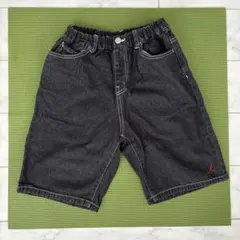 【新品未使用】NAUTICA ハーフパンツ ブラックデニム 150