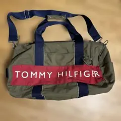 TOMMY HILFIGER ボストンバッグ オリーブグリーン