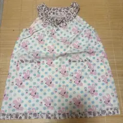 TINKERBELL ノースリーブ 90cm うさぎ柄のサムネイル