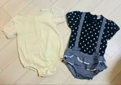futa futa☆ロンパース2枚セット★サイズ80cm