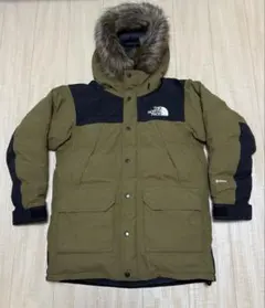 ザノースフェイス ゴアテックス マウンテン ダウンコート オリーブ Sサイズ