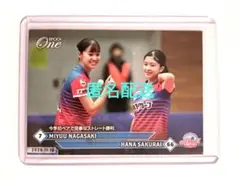 エポックワン【長﨑美柚・櫻井花】／2025−055 T.LEAGUE 卓球