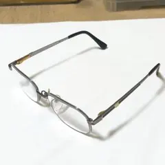 バーバリー シルバー メタルフレーム メガネ 度入り ホースロゴ