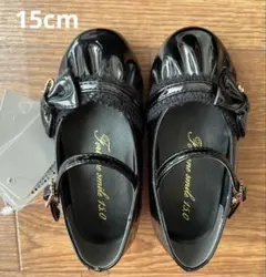 新品タグ付き★Fortune Smile フォーマルバレエシューズ ブラック