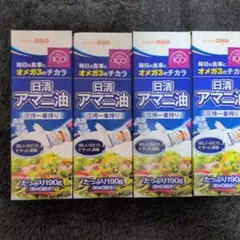 日清オイリオ アマニ油 190g 4本セットのサムネイル
