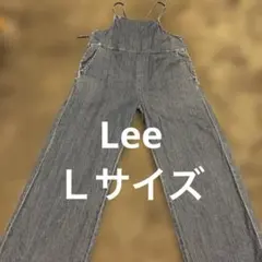 Lee デニムオーバーオール　サロペットオールインワン　Ｌサイズ　バックリボン