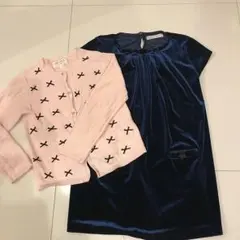 ZARAワンピース&カーディガン