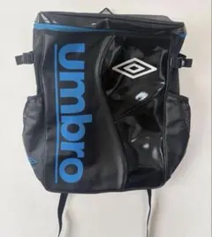 【UMBRO 】アンブロ バックパック リュック ブラック ブルーのサムネイル