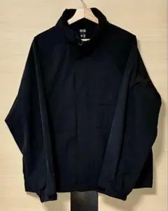 UNIQLO ウインドプルーフスタンドブルゾン L ブラック