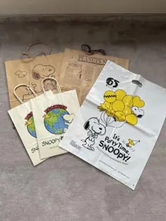スヌーピー ショップのショッパーいろいろ