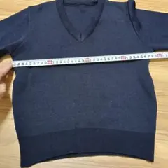 ✨️日本製✨️Vネック セーター ネイビー 紺色