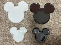 ミッキーマウス型皿セット（4枚）