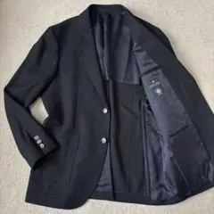 極美品 ジェイプレス 紺ブレザー ポップサック 銀ボタン タスマニアウール