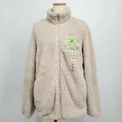 /＊b【未使用】ユニクロ いろはす ジップアップ ボア ジャケット Mトップス