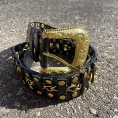 Mcbling grunge ウエスタンベルト スタッズベルト