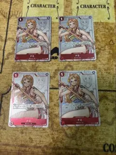 美品】4枚セット ナミ OP01-016 プレミアムカードコレクション25周年