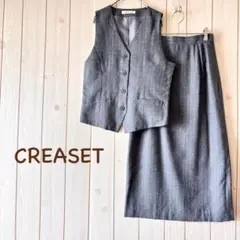 ＊CREASETクレアセット＊スカートセットアップ ベストタイトスカート M