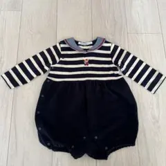 familiar 長袖 ロンパース 80cm