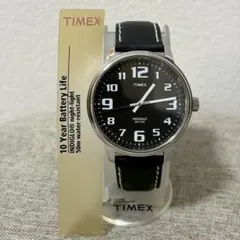 TIMEX 腕時計 アナログ INDIGLO ブラック