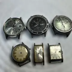 【限定値下げ】　ジャンク品　まとめ　時計部品　SEIKO Citizen 計6点