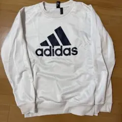 adidas クルーネック スウェット ホワイト Lのサムネイル