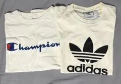 adidas original ・Champion Tシャツ 2枚セット