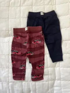 GAP 消防車柄パンツ 12-18ヶ月 2枚セット まとめ売り
