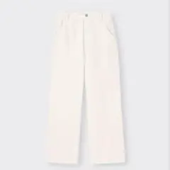 GIRLSストレートパンツJR+E ホワイト