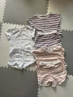 【保育園着】ベビー服 セットアップ 3点セット まとめ売り 70-80サイズ