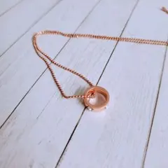 リングネックレス◇スワロフスキー◇040