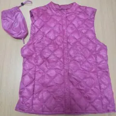 UNIQLO ピンク ウルトラライト ダウンインナーベスト XLサイズ