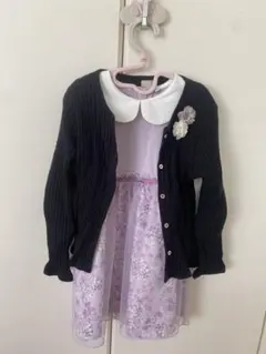 カーディガンとワンピースセット