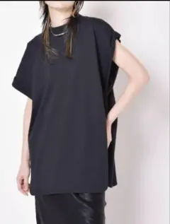 CITYSHOP ASYMMETRY Tシャツ ブラック 黒 シティショップのサムネイル