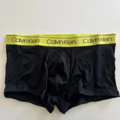 カルバンクライン　ローライズボクサー　L(M) 黒　ナイロン　メンズインナー