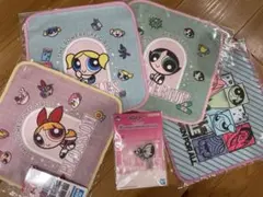 パワーパフガールズ一番くじ タオル　ブロッサム　バブルス　バターカップ