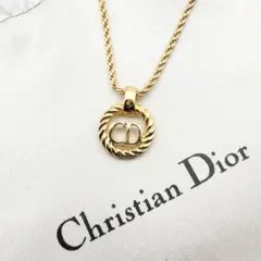 3066-1 極美品✨　Dior　ネックレス　CD ロゴ　希少　刻印
