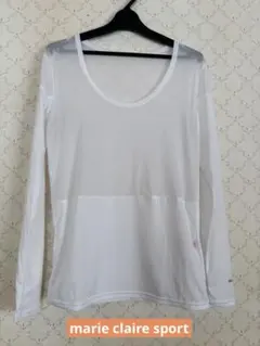 marie claire sport ゴルフレディース　メッシュトップスＭ