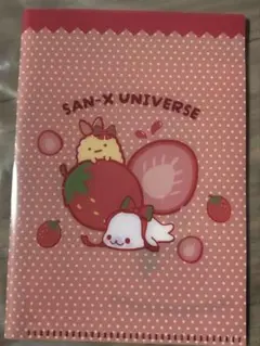 サンエックスユニバース　ミニクリアファイル　まめゴマ&えびふらいのしっぽのサムネイル