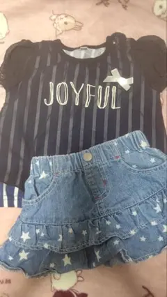 size:90 Tシャツ、スカート　セット☆