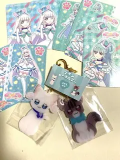 わんだふるぷりきゅあ ツインキーホルダー チャーム ユキ&まゆ プリティストア