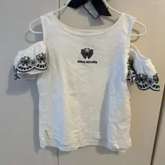 ANNA SUI MINI オフショルダーTシャツ 110