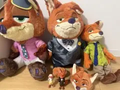 ズートピア ニック ワイルド 等身大 ぬいぐるみ 120cm - メルカリ