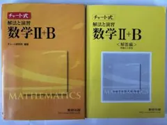 チャート式 解法と演習 数学 II+B 2冊 数研出版